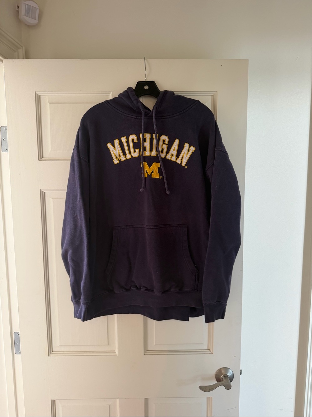 Michigan Collegiate Navy Pullover Hoodie